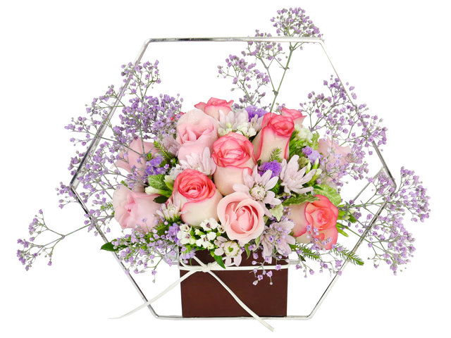 Hong Kong Florist Flower Arrangement - Florist Decor RX02 - DR1016A4 Photo