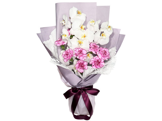 Florist Flower Bouquet - Mother's Day Orchid Bouquet OB04 - MR0402A4 Photo