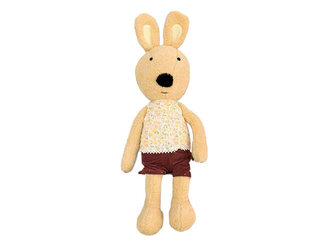 Teddy Bear n Doll - Le Sucre Classic Floral Print Rabbit 30cm - TJ0505A1 Photo