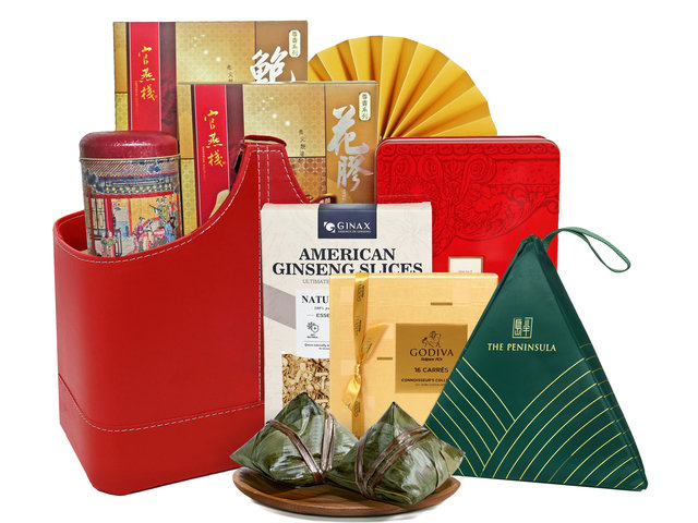 Wine n Food Hamper - Dragon Boat Festival HK Peninsula Rice Dumpling Hamper P232 - DBFP2302 Photo