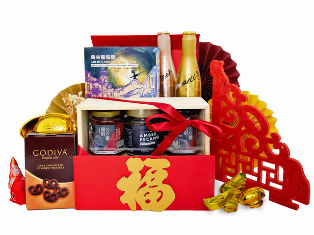 新年果籃Hamper - 農曆新年美食禮籃  0118B5 - CH20118B5 Photo