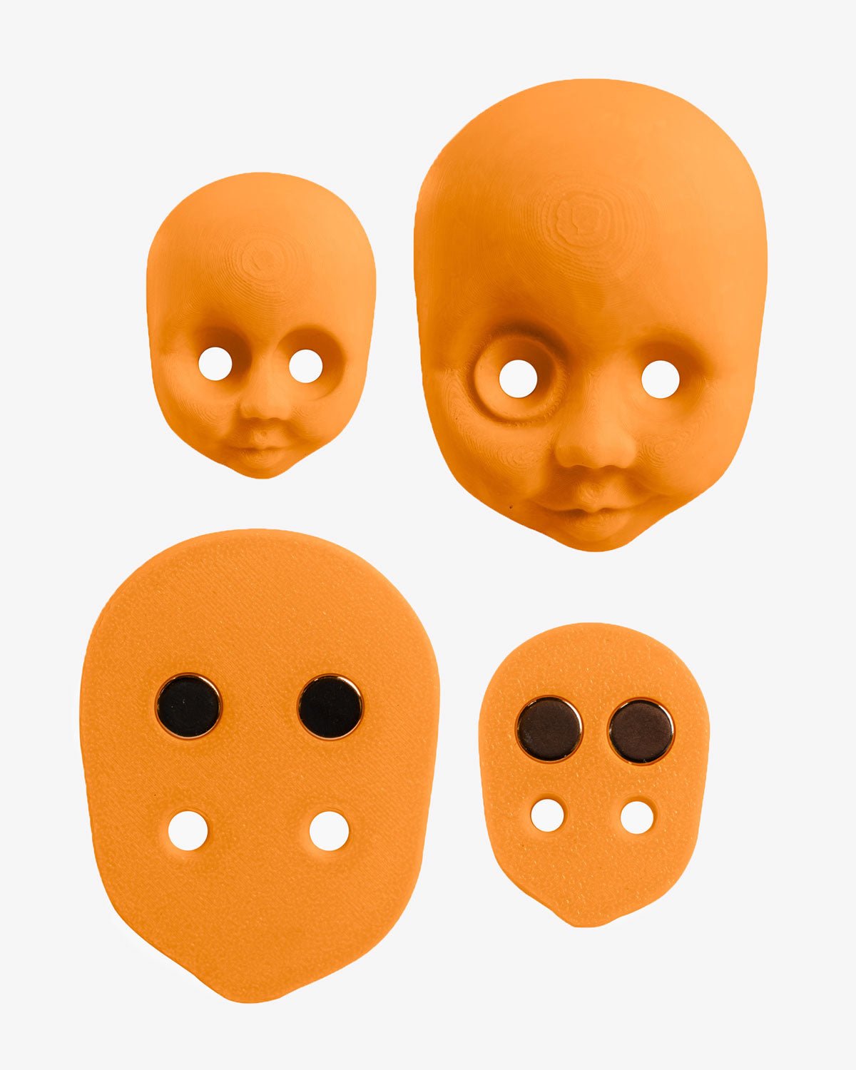 Baby Mini Magnets (2 Pack) - Orange - So iLL - So iLL