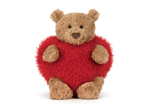 Teddy Bear n Doll - Jelly Cat Bartholomew Bear 'Heartthrob' - TJ0217A9 Photo